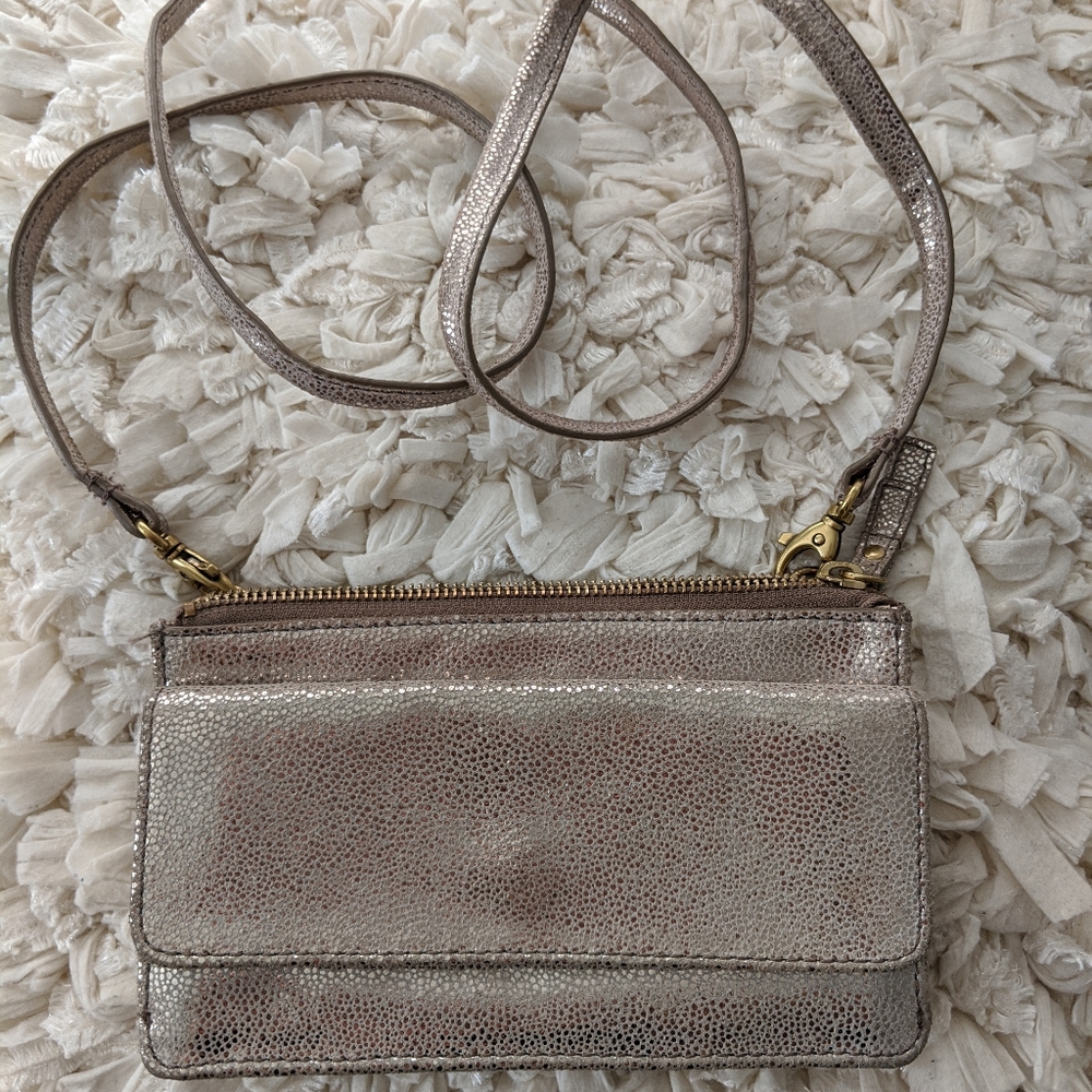 Shimmery clutch